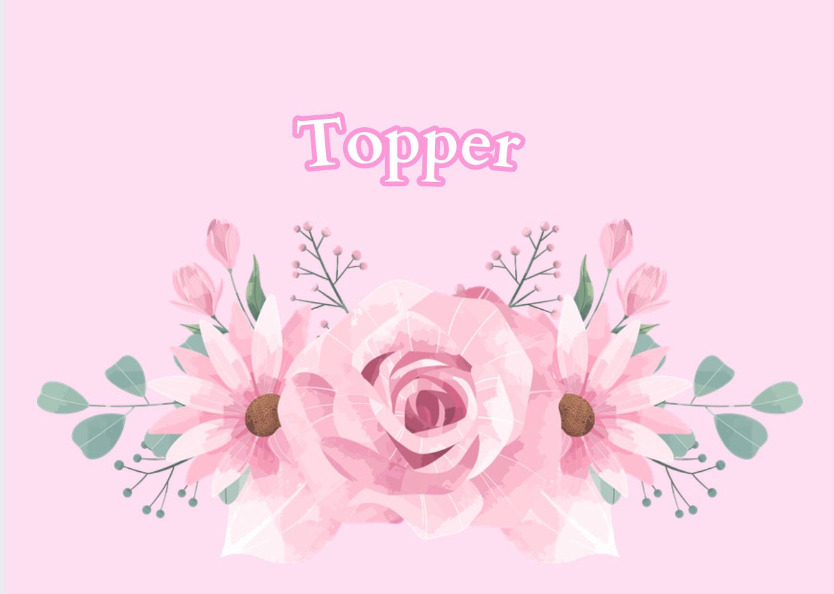 Toppery do tortu bądź flower box