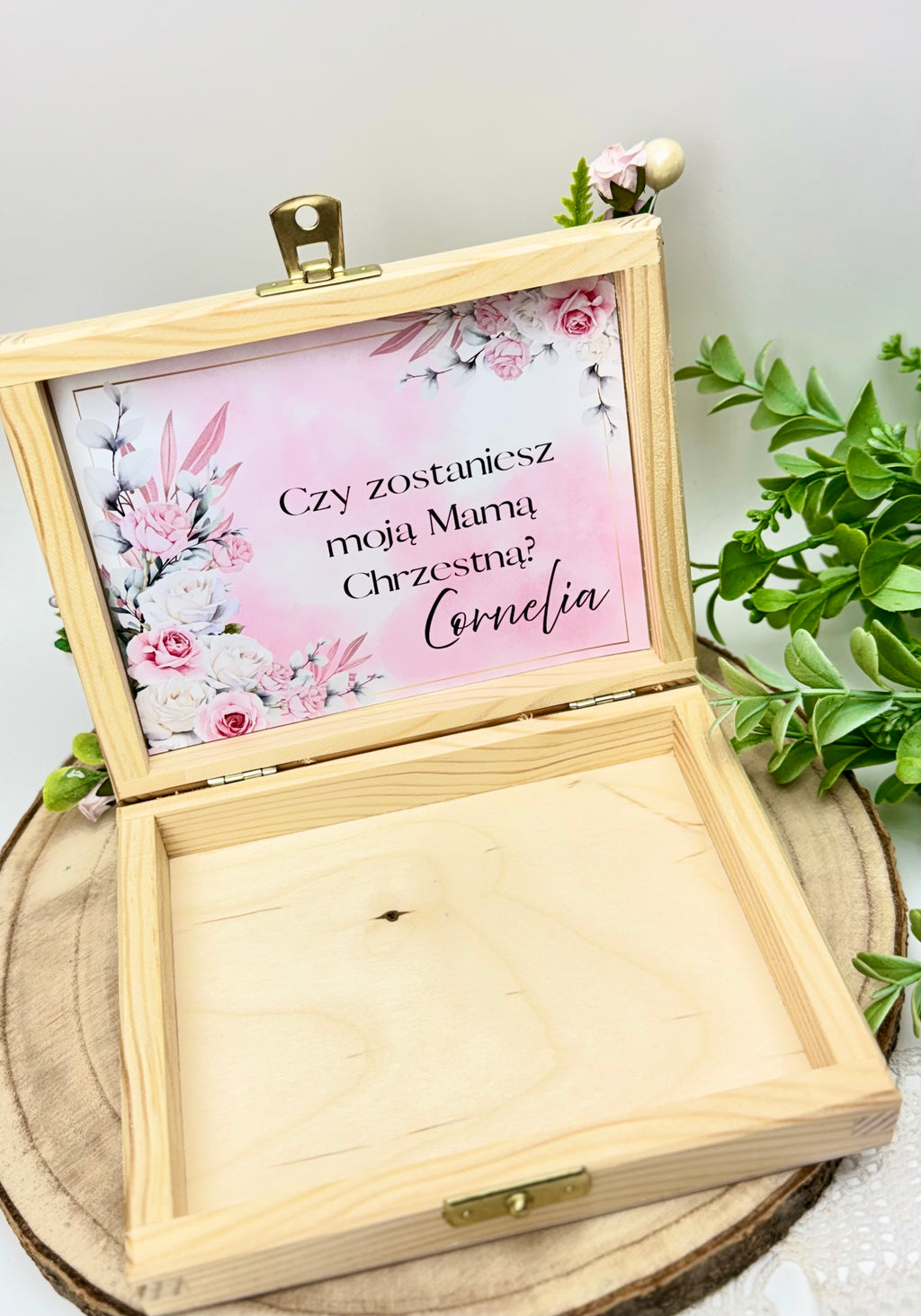 Pudełeczko – wyjątkowe zapytanie o zostanie Chrzestnym / Chrzestną