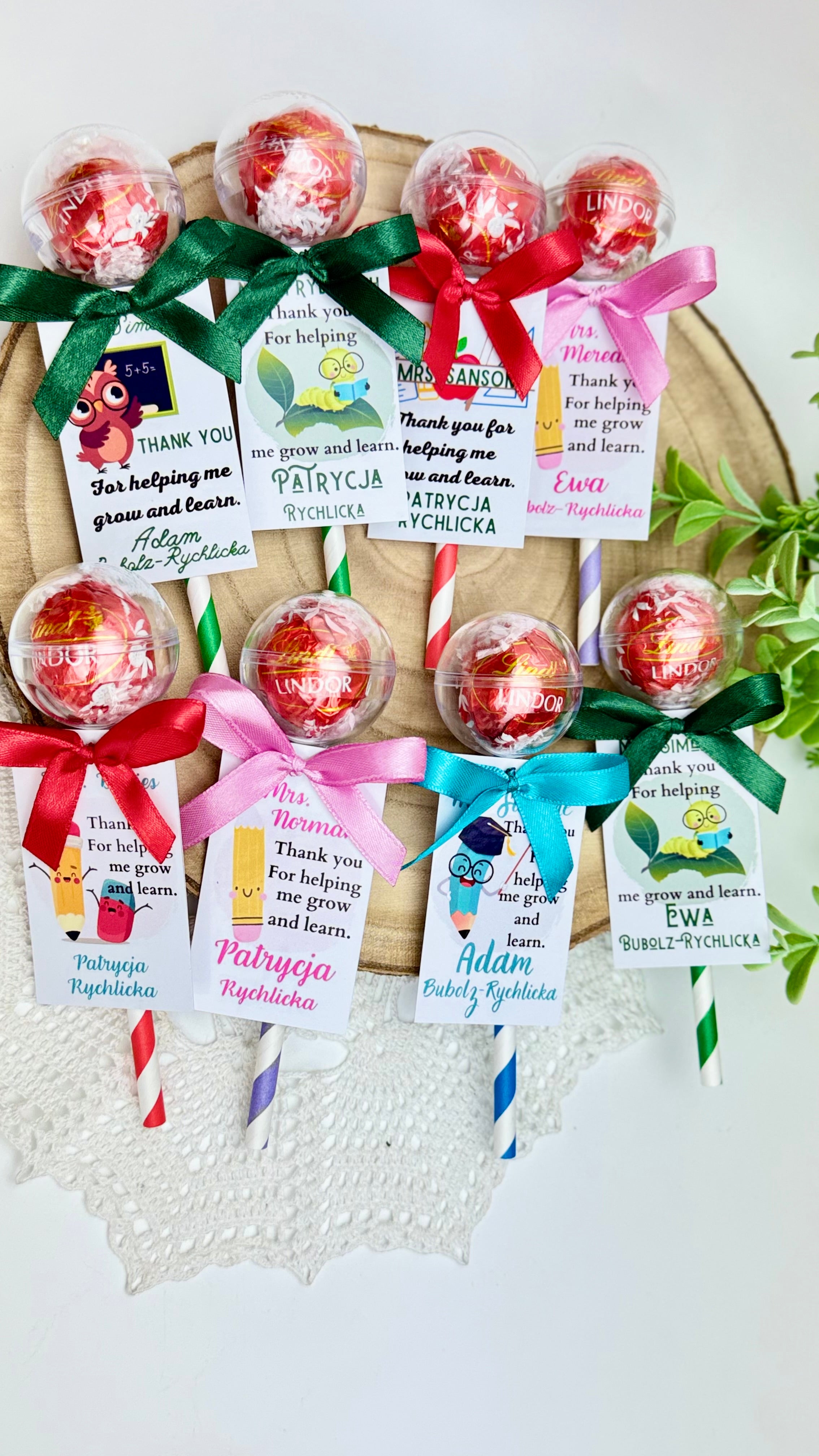 Grzechotki z czekoladką Lindor