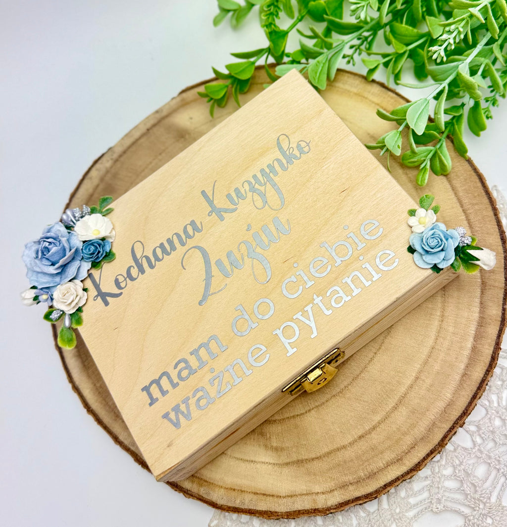 Pudełeczko z czekoladkami – wyjątkowe zapytanie o zostanie Chrzestnym / Chrzestną