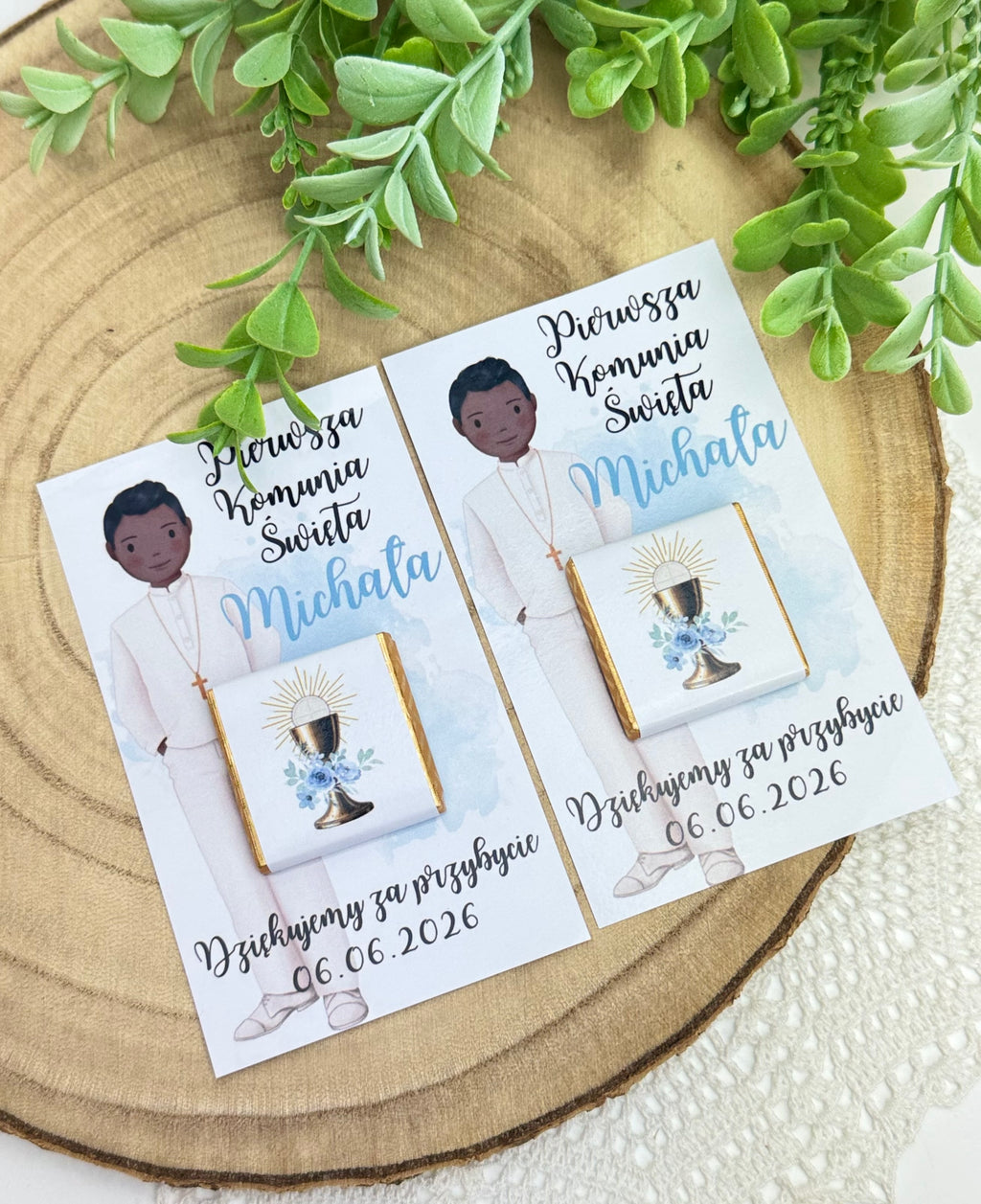 Czekoladki z karteczką- 10 sztuk