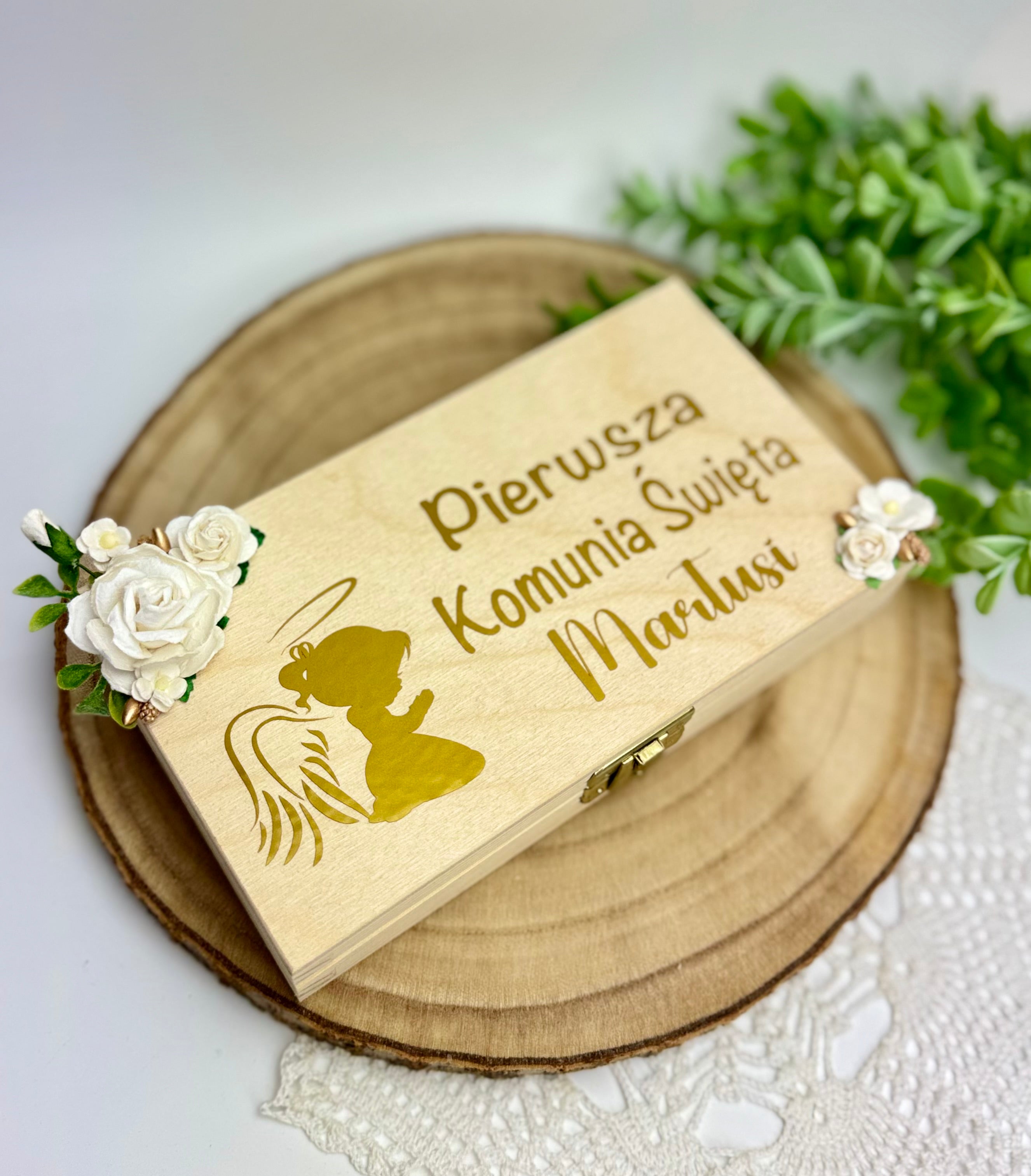Pudełeczko z okazji Pierwszej Komunii Świętej, Chrztu Świętego bądź na inną uroczystość