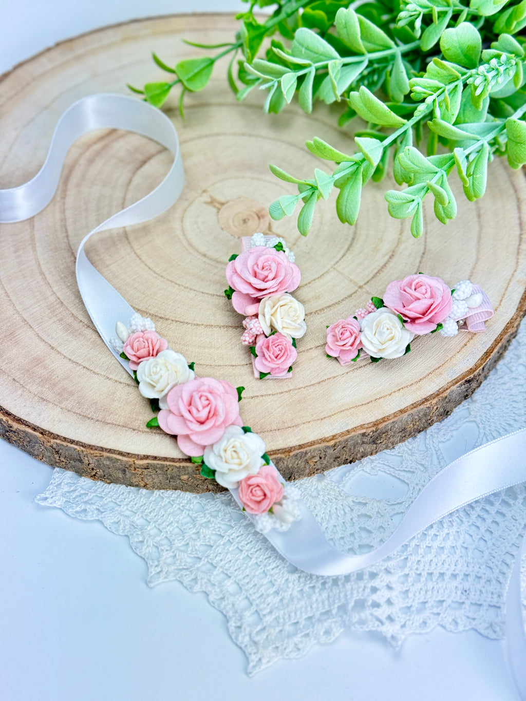 Spineczki wraz z paskiem do sukienki