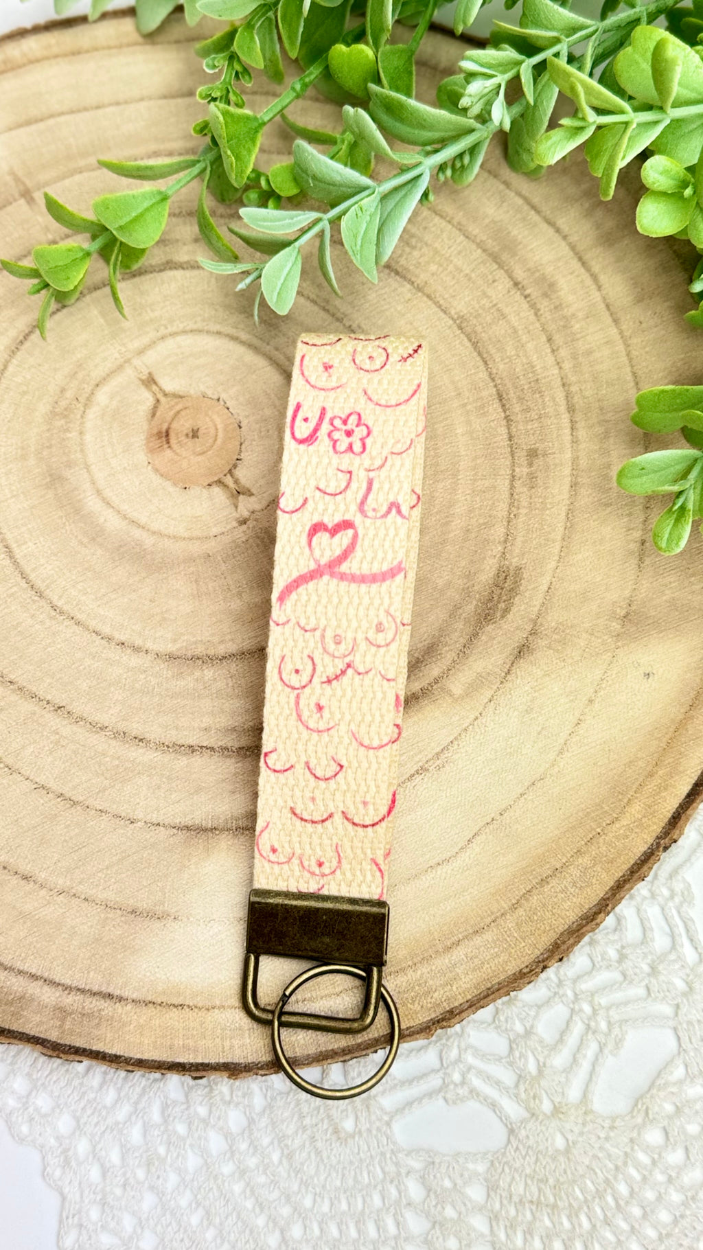 Kobiecy Breloczek do kluczy, torby lub bagażu.