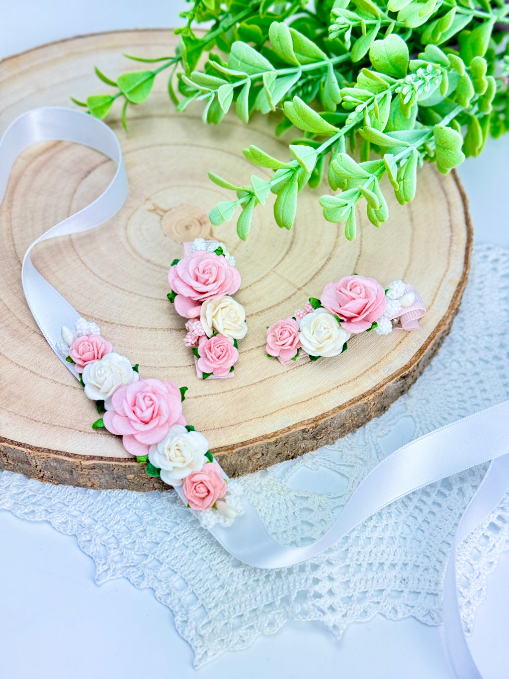 Spineczki wraz z paskiem do sukienki