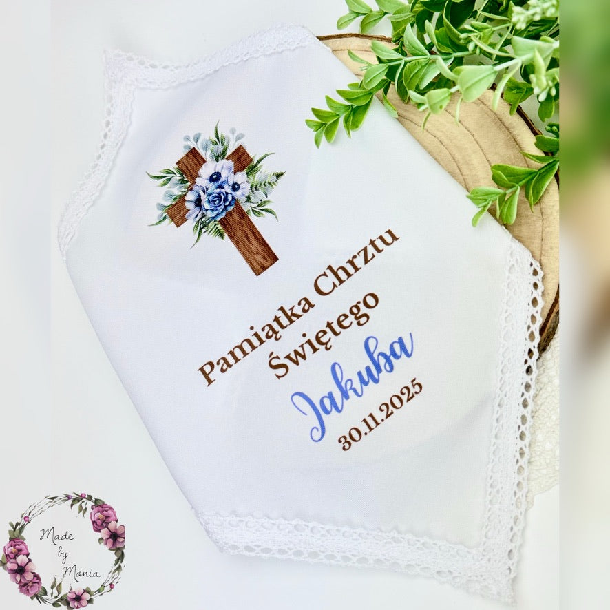 Szatka do chrztu świętego dla chłopca