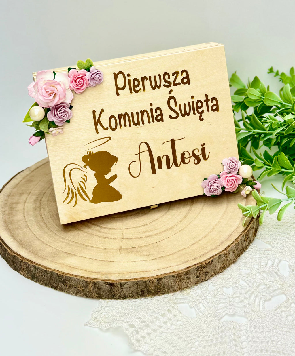 Pudełeczko z okazji Pierwszej Komunii Świętej, Chrztu Świętego bądź na inną uroczystość