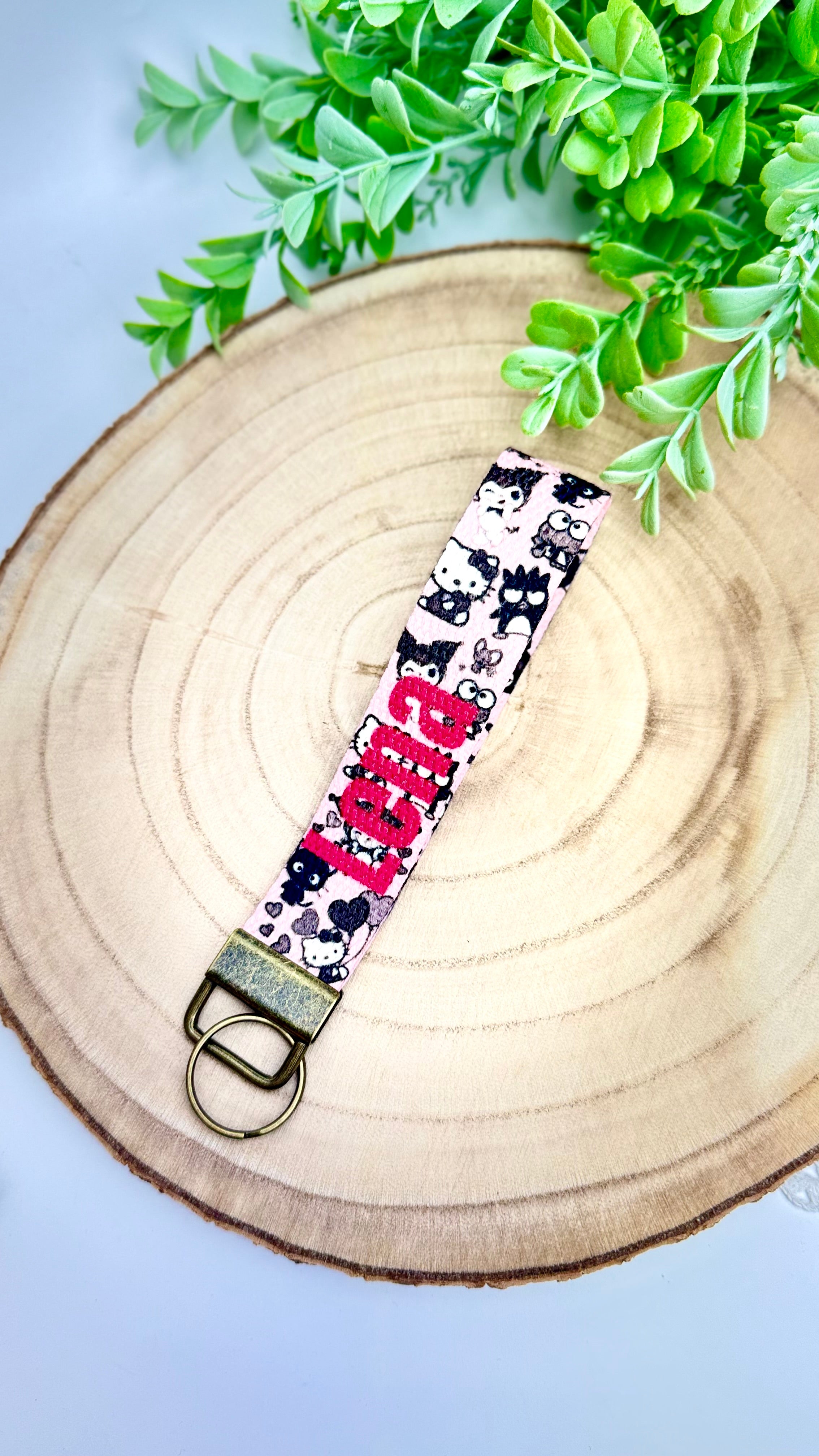 Kotki breloczek do kluczy, torby lub bagażu z personalizacją