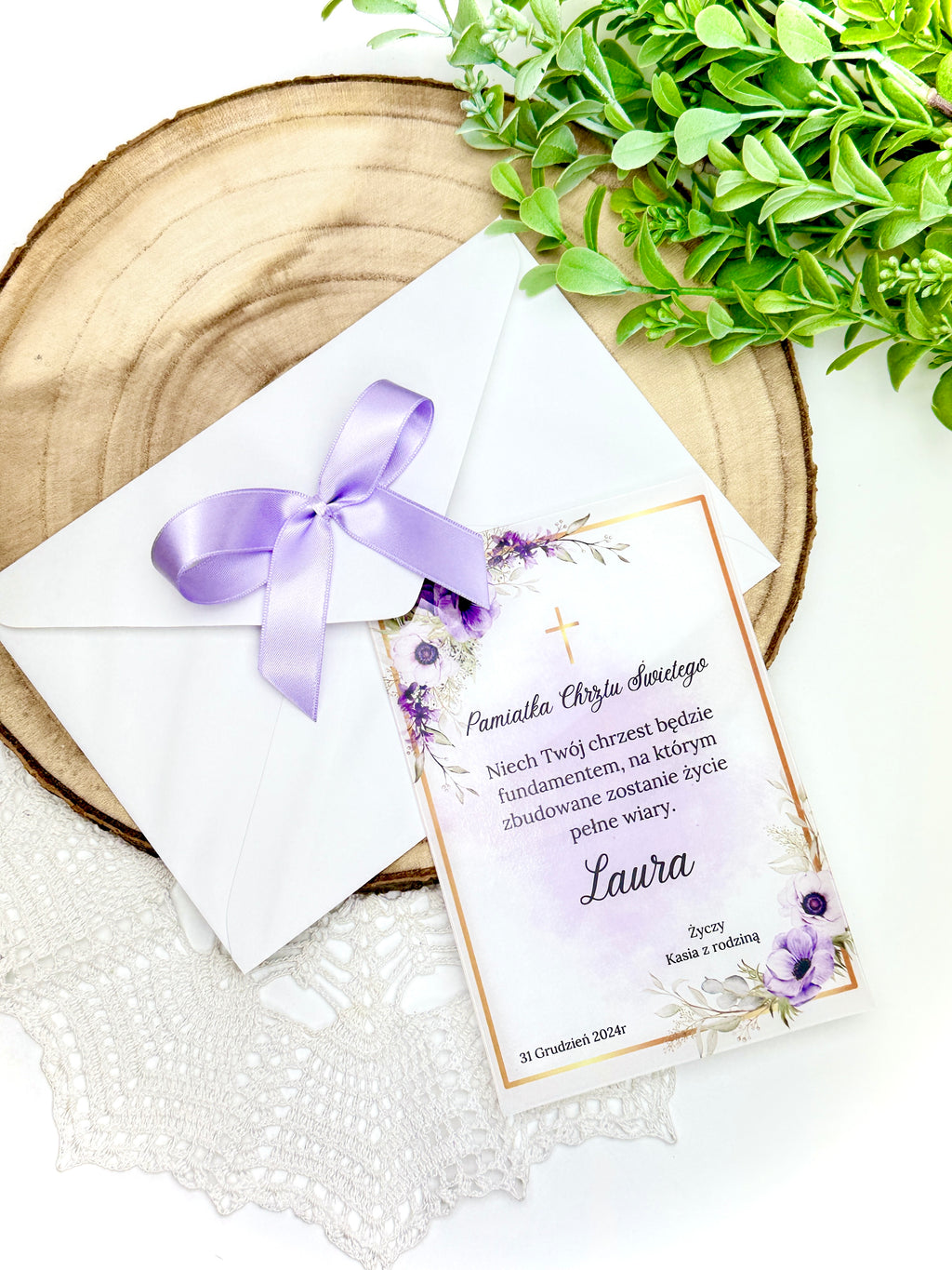 Pamiątka z okazji Chrztu Świętego bądź innej uroczystości