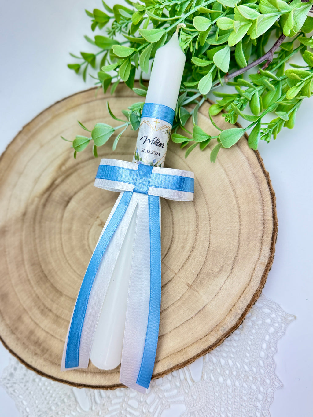 Świeca do chrztu świętego