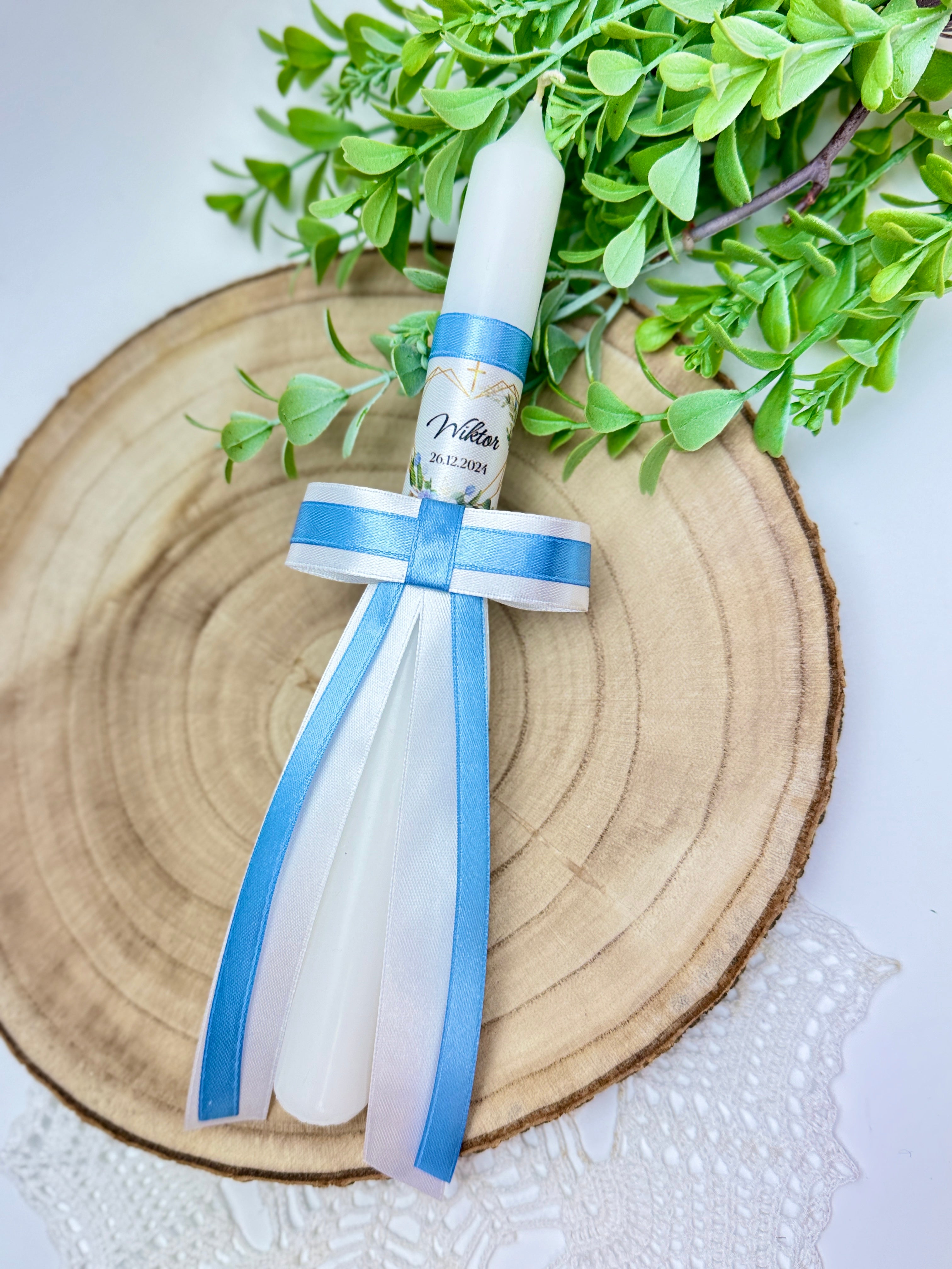 Świeca do chrztu świętego