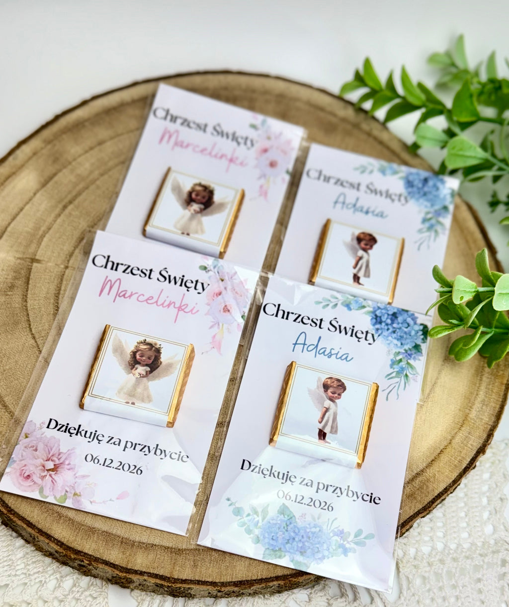 Czekoladki z karteczką- 20 sztuk