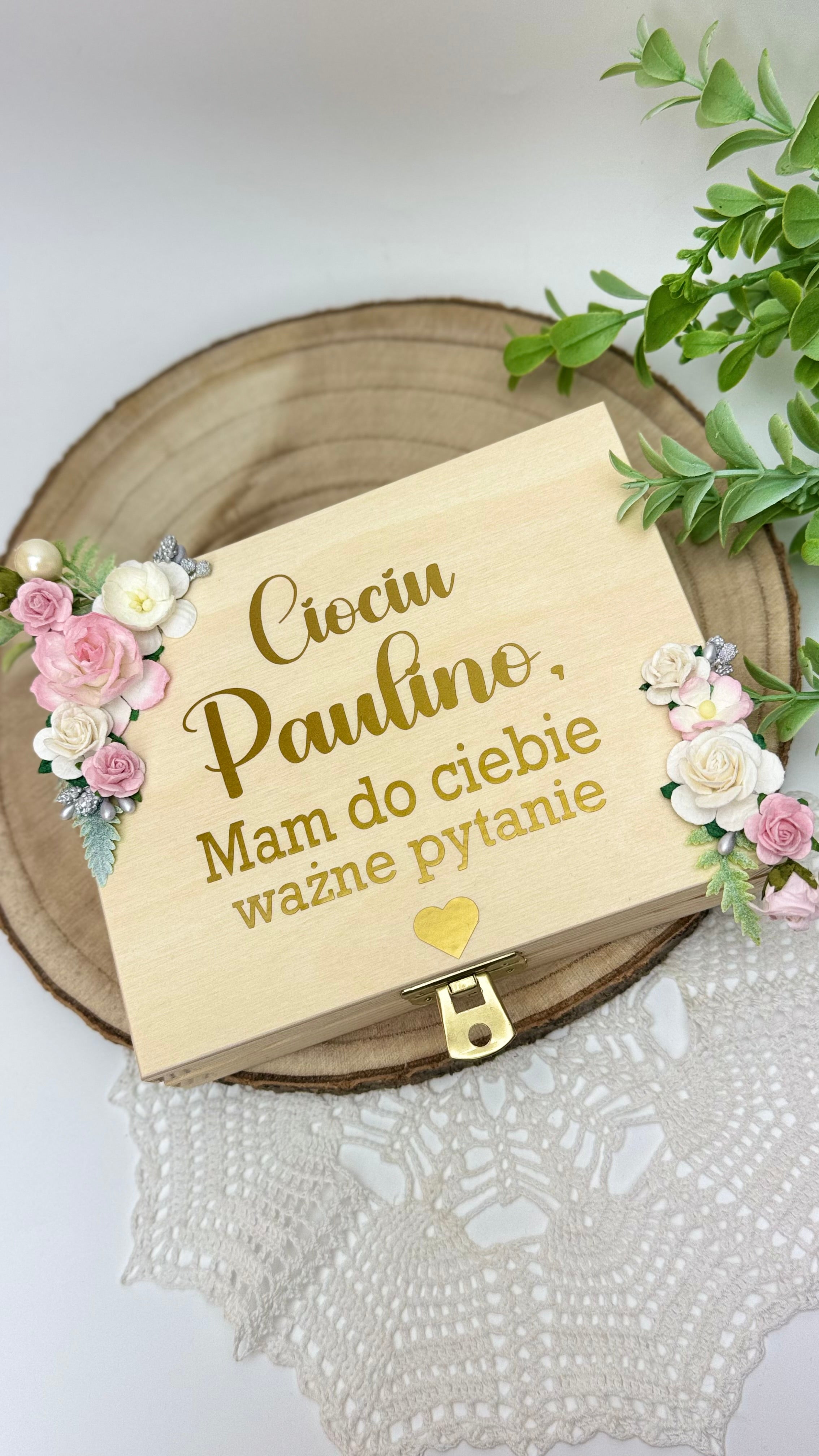 Pudełeczko – wyjątkowe zapytanie o zostanie Chrzestnym / Chrzestną