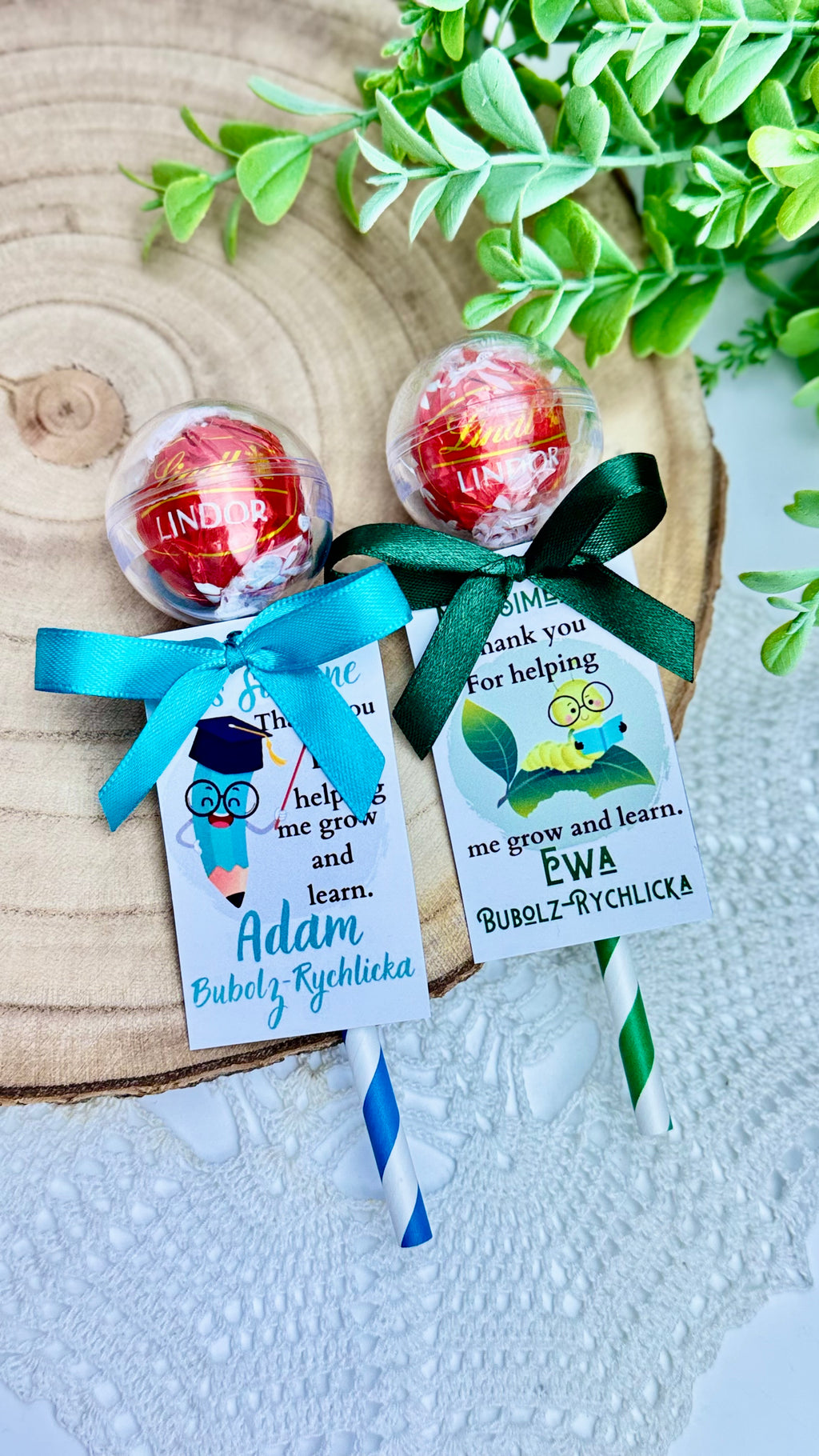 Grzechotki z czekoladką Lindor