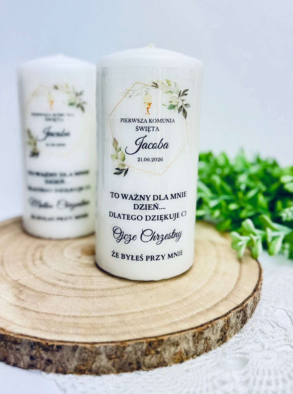 Świeca pamiątkowa Ojciec chrzestny