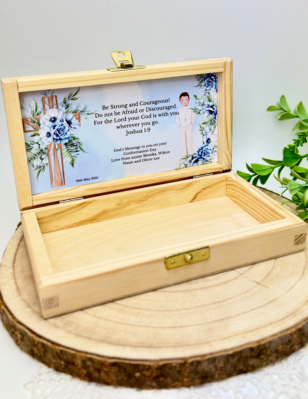 Pudełeczko z okazji Pierwszej Komunii Świętej, Chrztu Świętego bądź na inną uroczystość