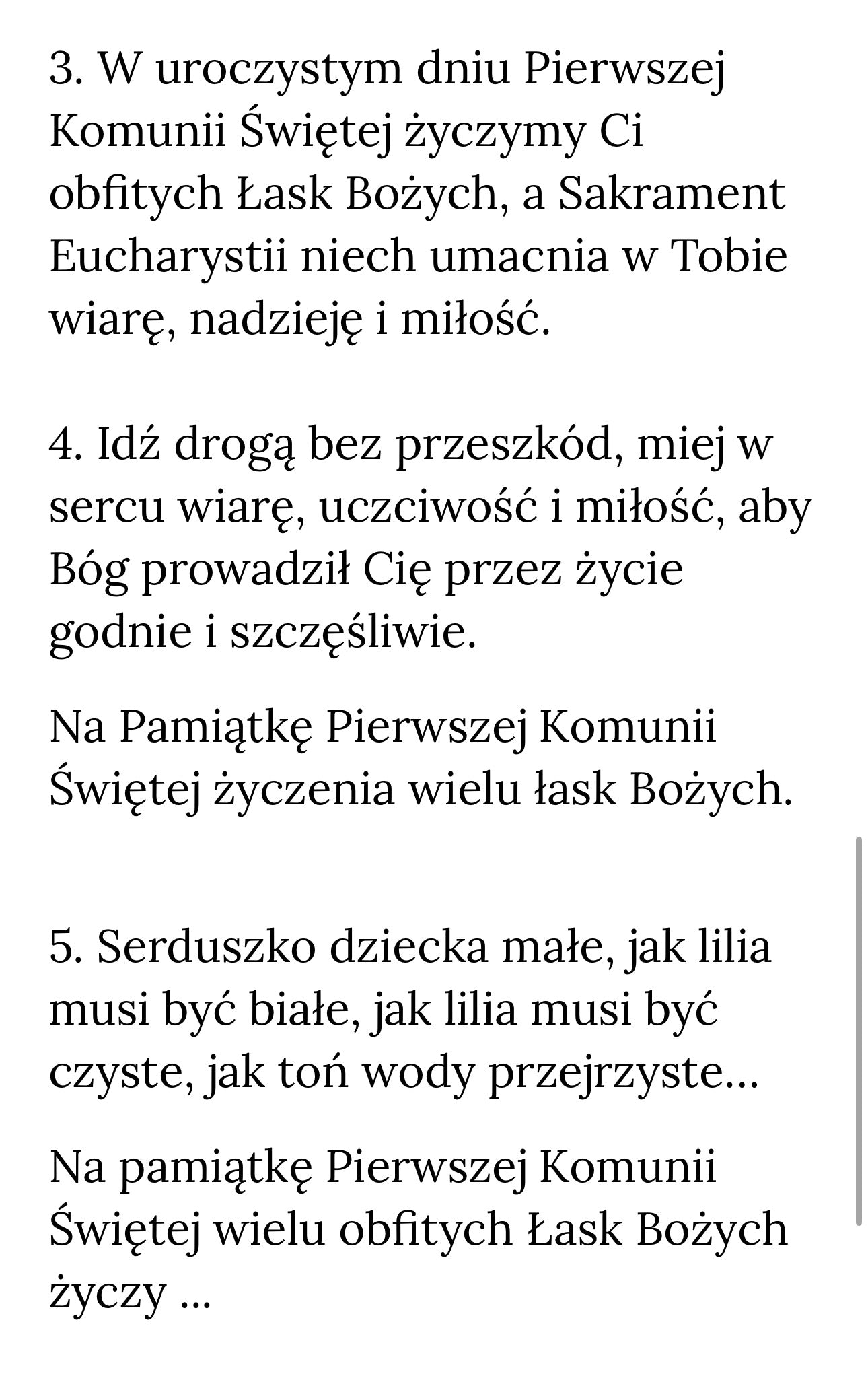 Ramka A4 Pamiątka Pierwszej Komunii Świętej