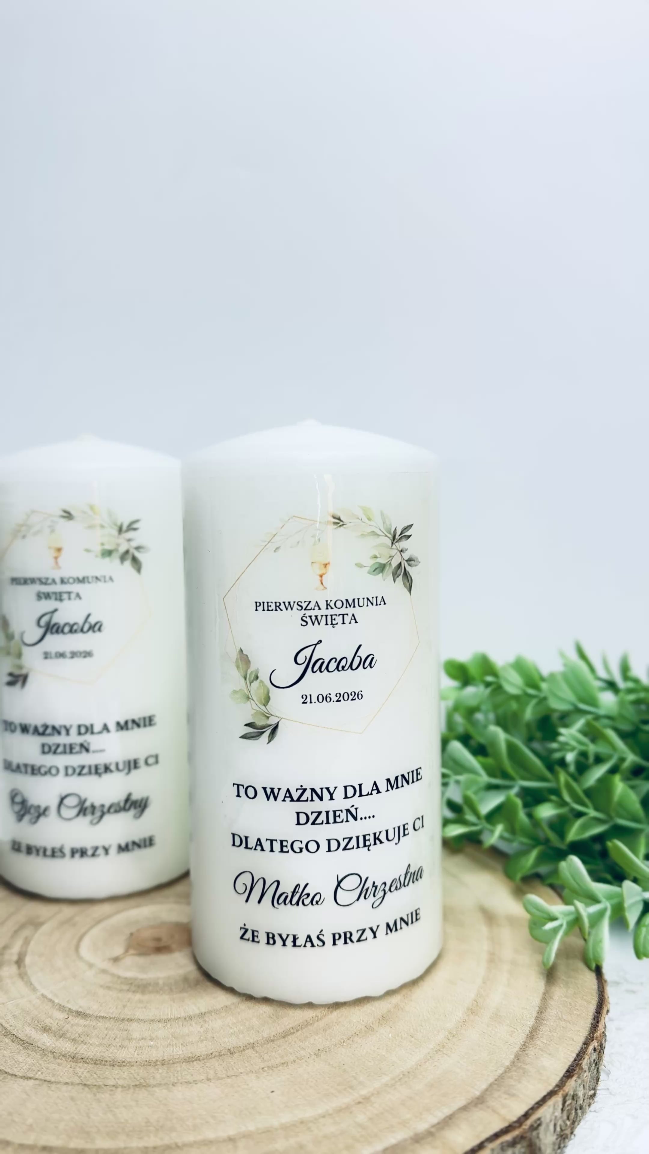 Świeca pamiątkowa Ojciec chrzestny