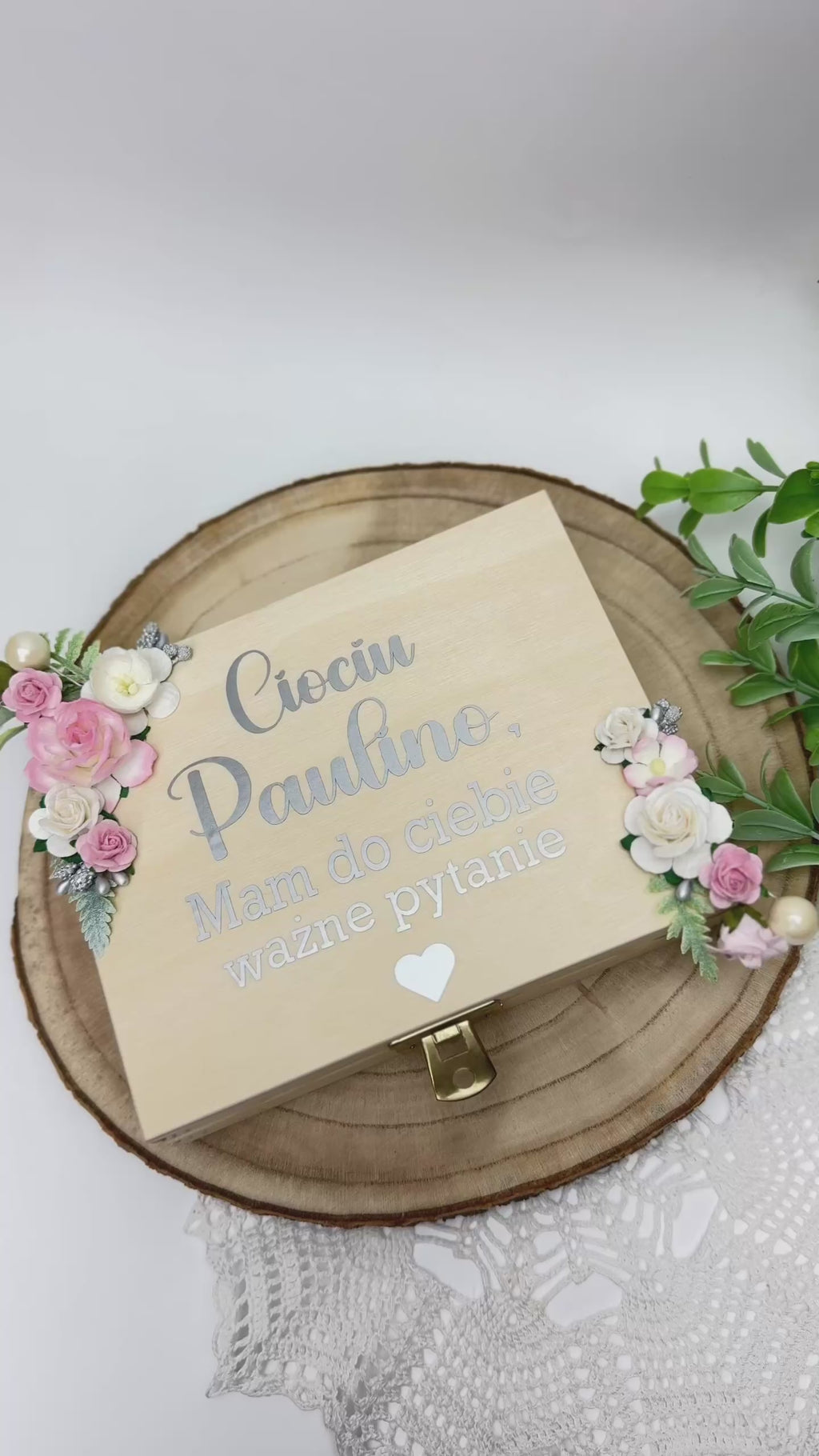 Pudełeczko – wyjątkowe zapytanie o zostanie Chrzestnym / Chrzestną